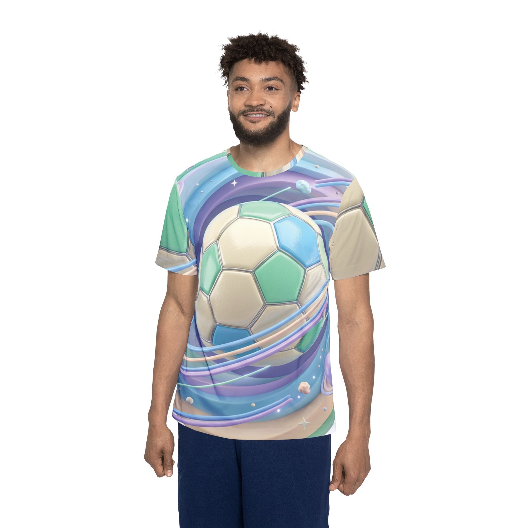 Galaxy Soccer Jersey — Men's Athletic All-Over Print