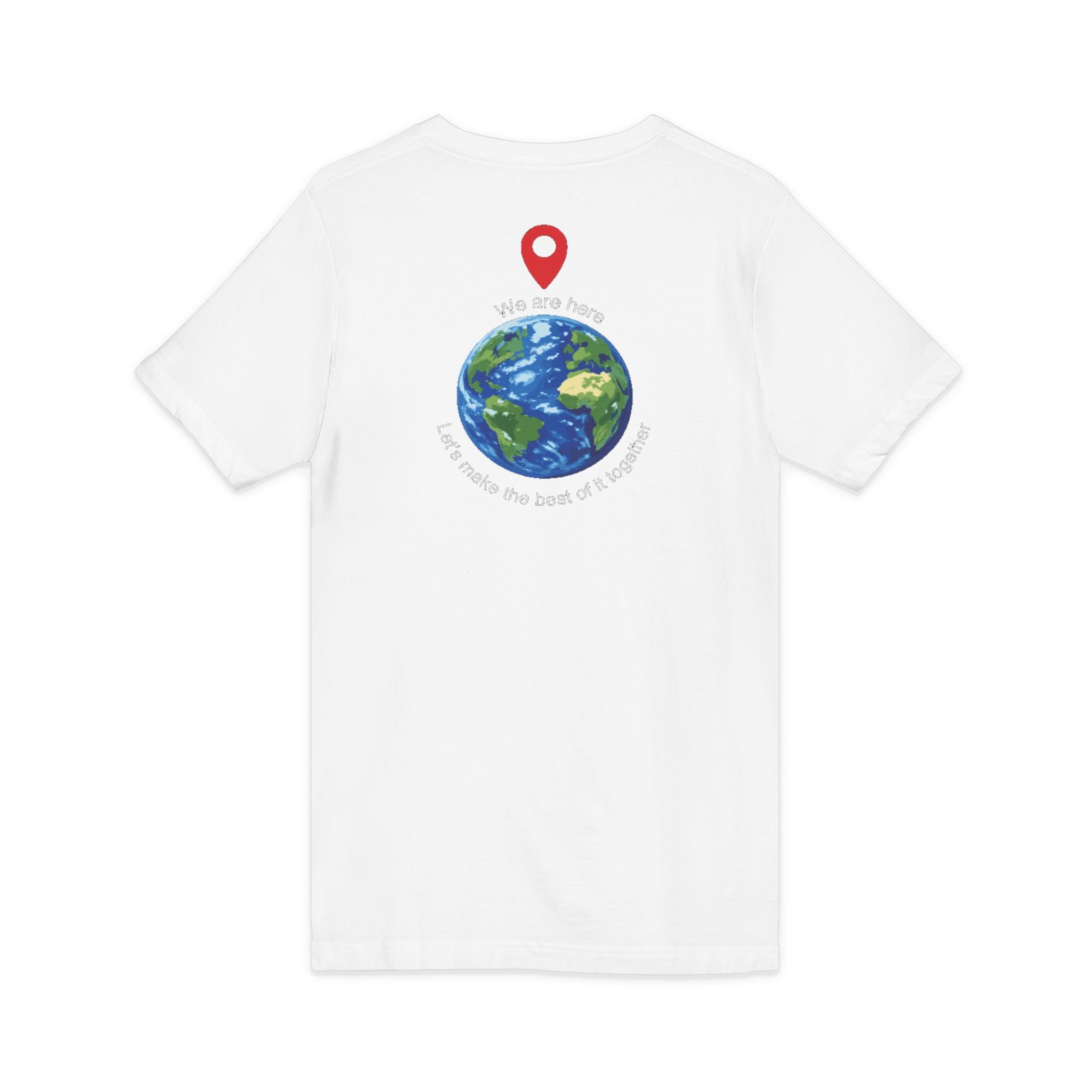 Celebrate 2026 together recognizing the World Cup in America Soccer Flag V-Neck Tee