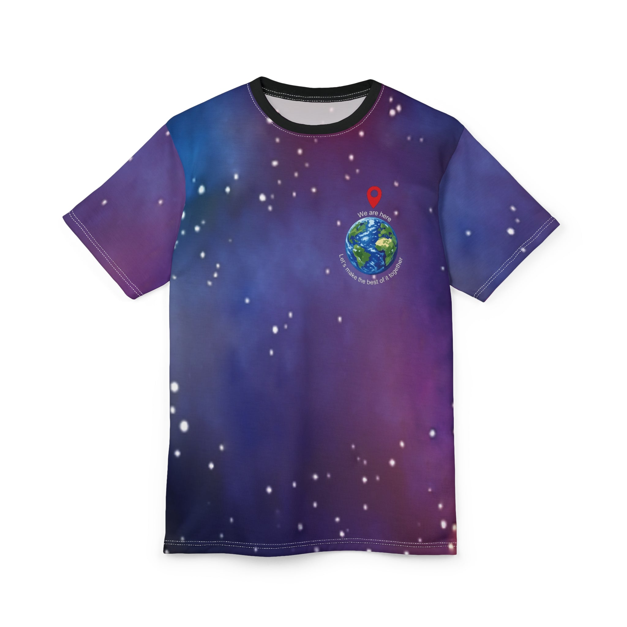 Universe Journey Tee — "Share in the Journey" Galaxy Graphic