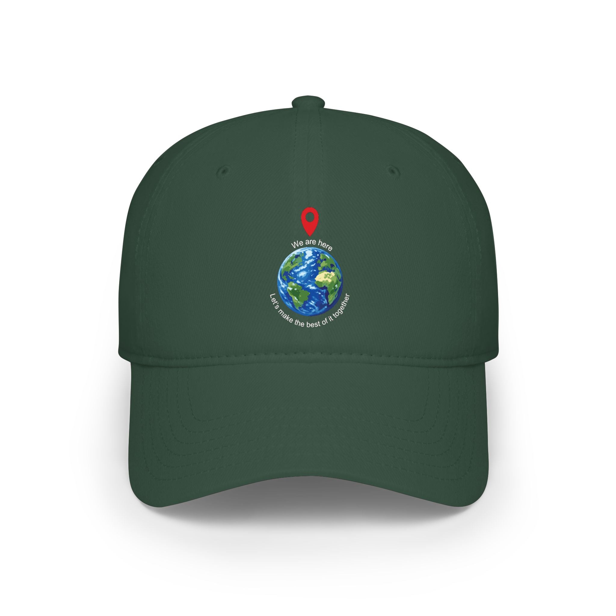 Baseball Cap — with We Are Here logo expressing togetherness