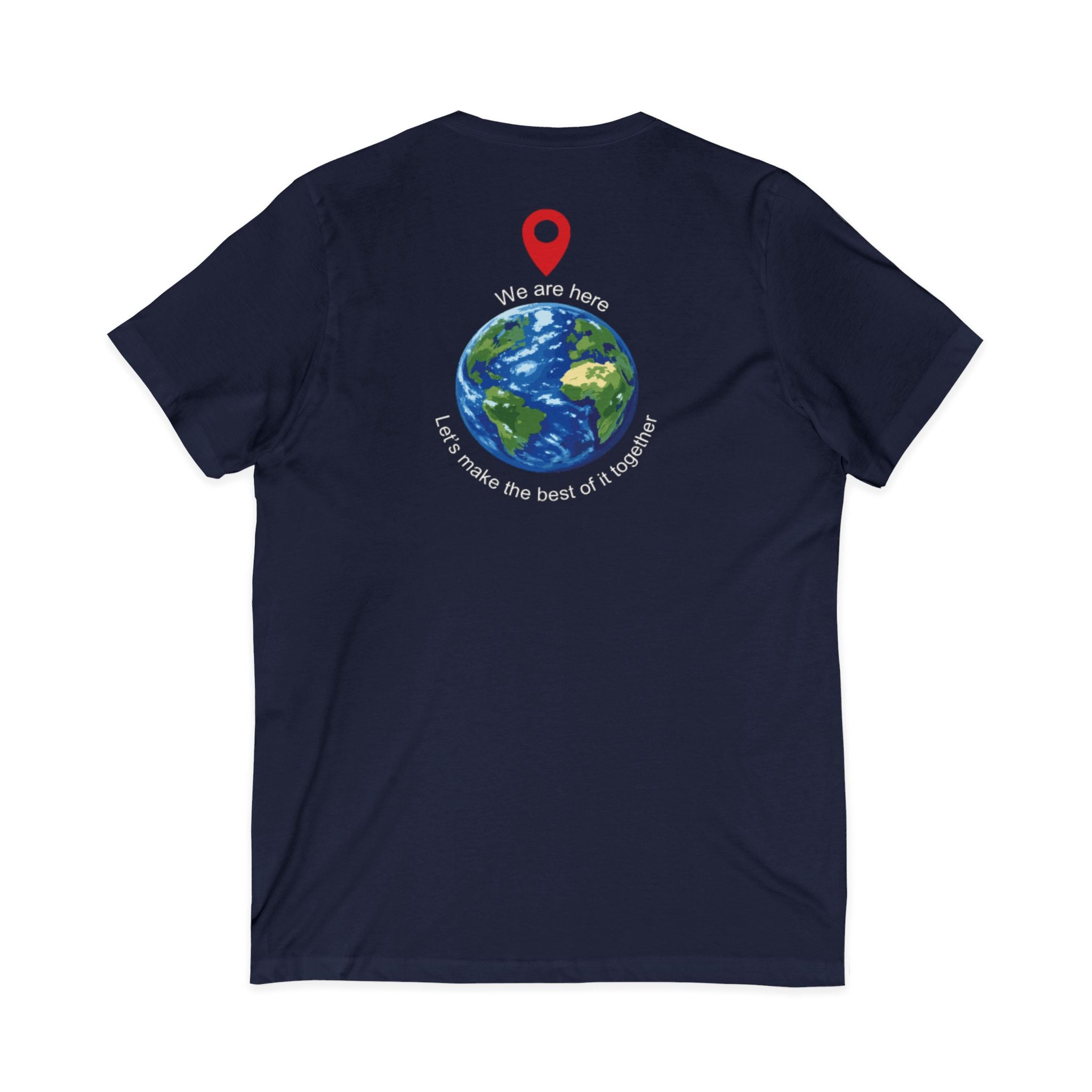 Celebrate 2026 together recognizing the World Cup in America Soccer Flag V-Neck Tee