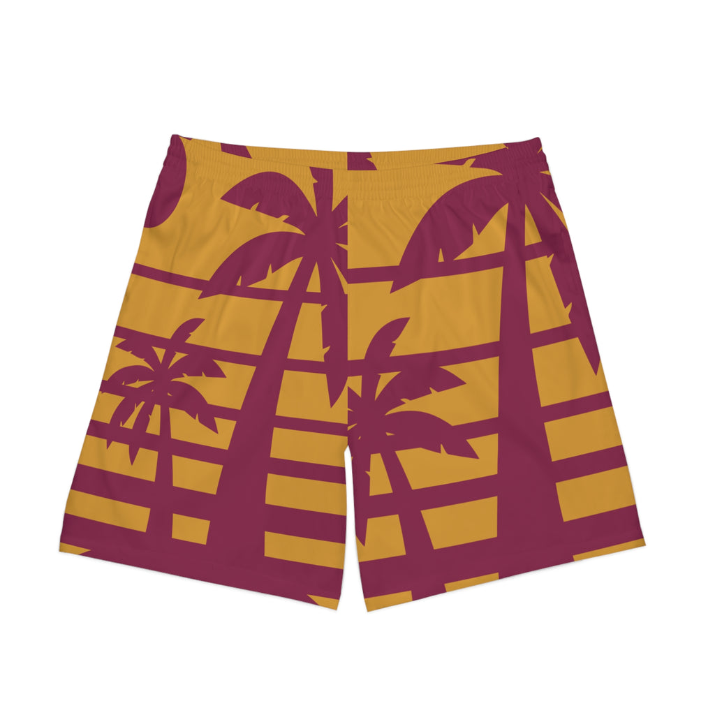 Men's Elastic Beach Shorts (AOP)
