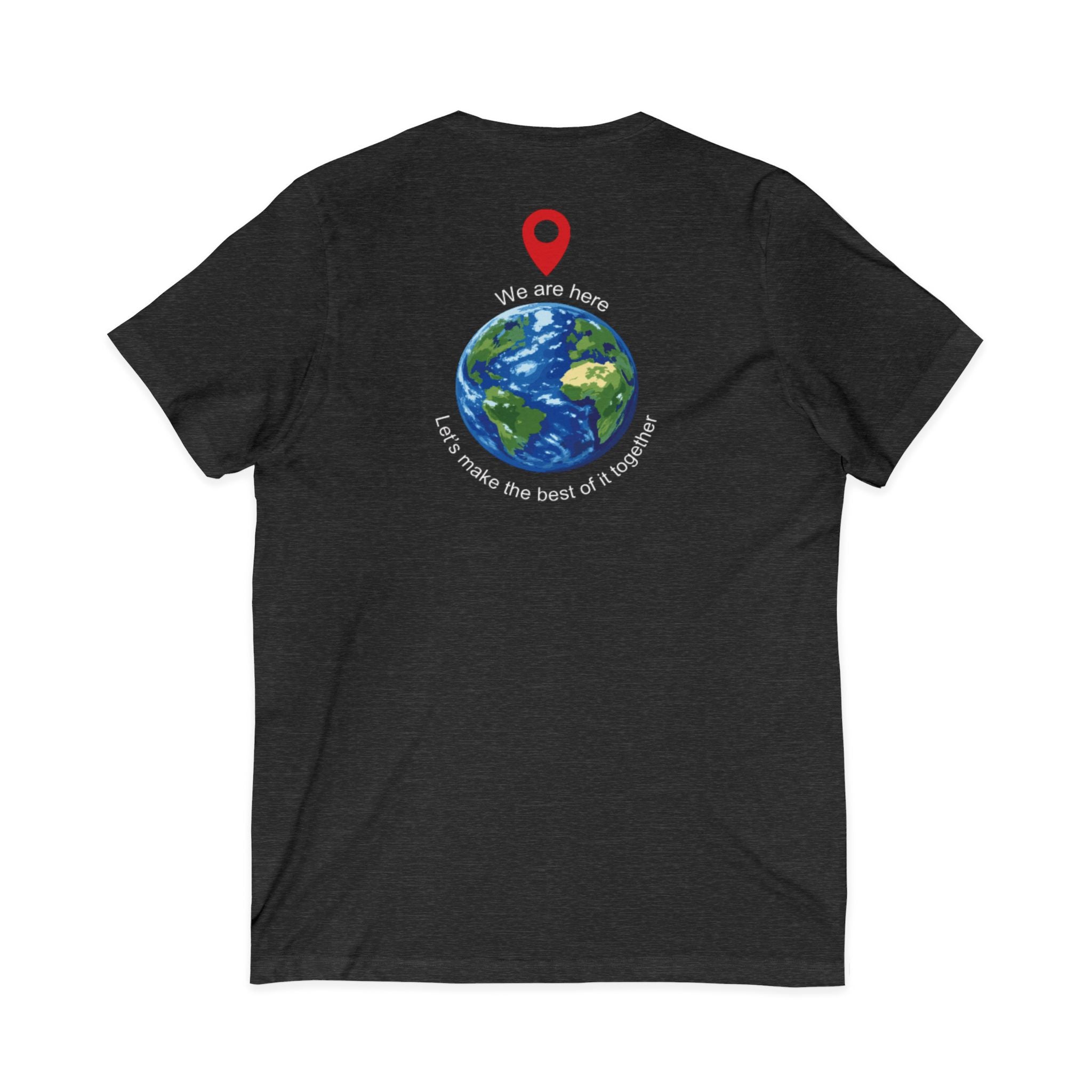 Celebrate 2026 together recognizing the World Cup in America Soccer Flag V-Neck Tee
