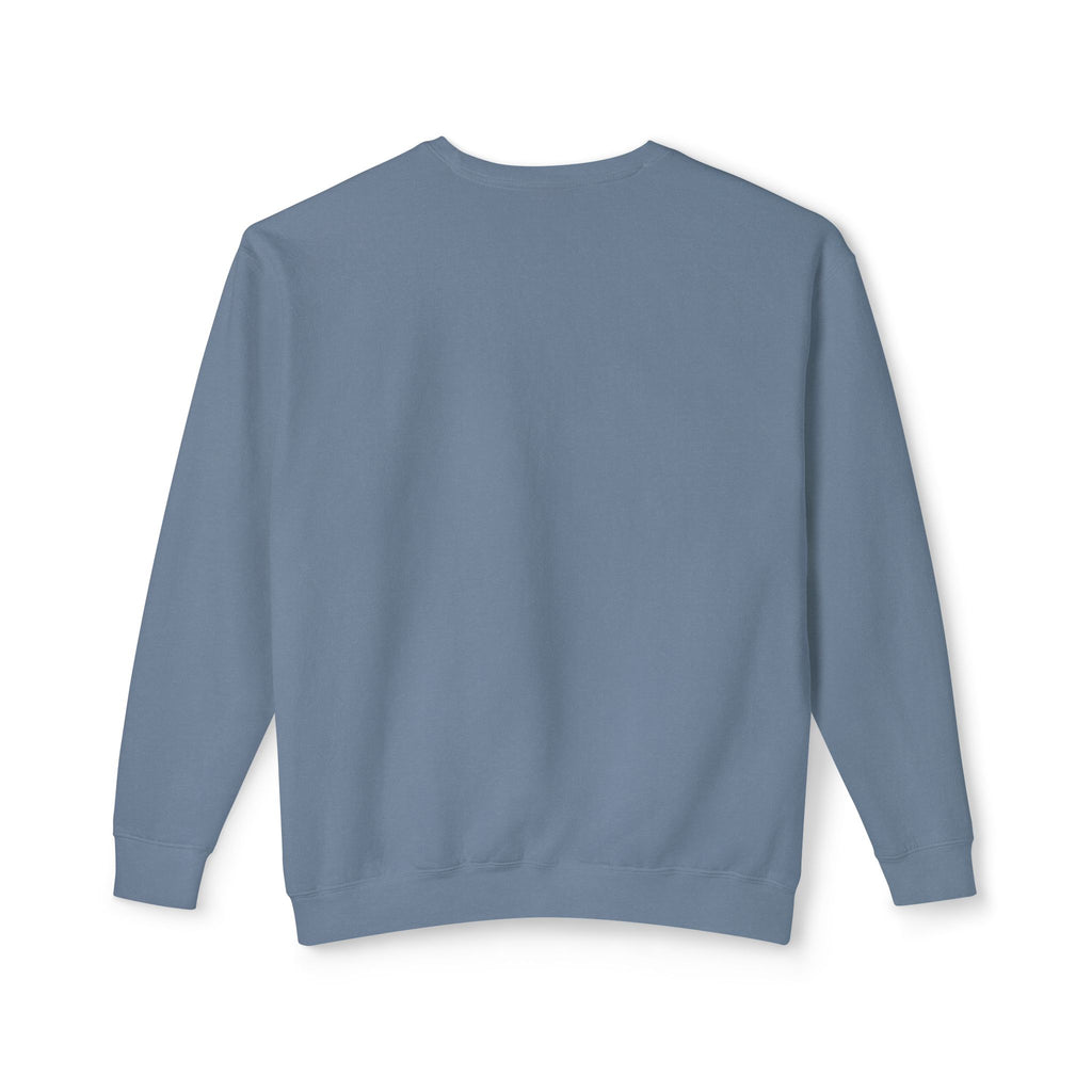Unisex Lightweight Crewneck Sweatshirt - spread the word "We are here Let's make the best of it together"