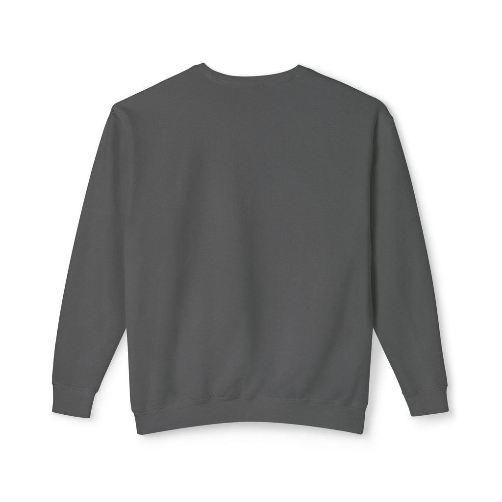 Unisex Lightweight Crewneck Sweatshirt - spread the word "We are here Let's make the best of it together"