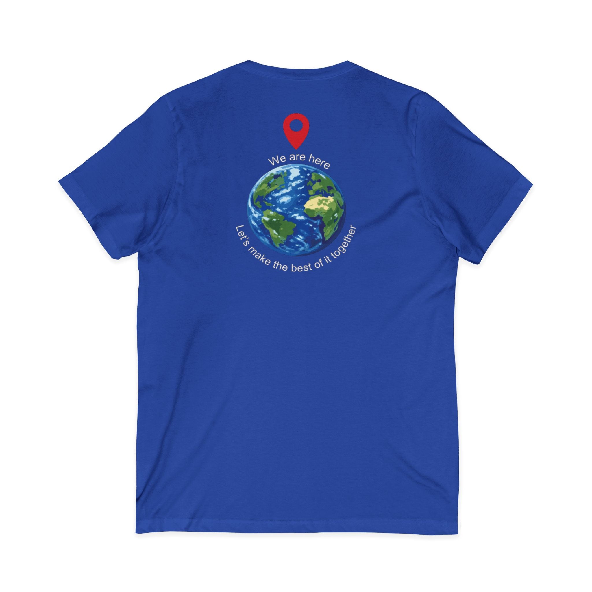 Celebrate 2026 together recognizing the World Cup in America Soccer Flag V-Neck Tee