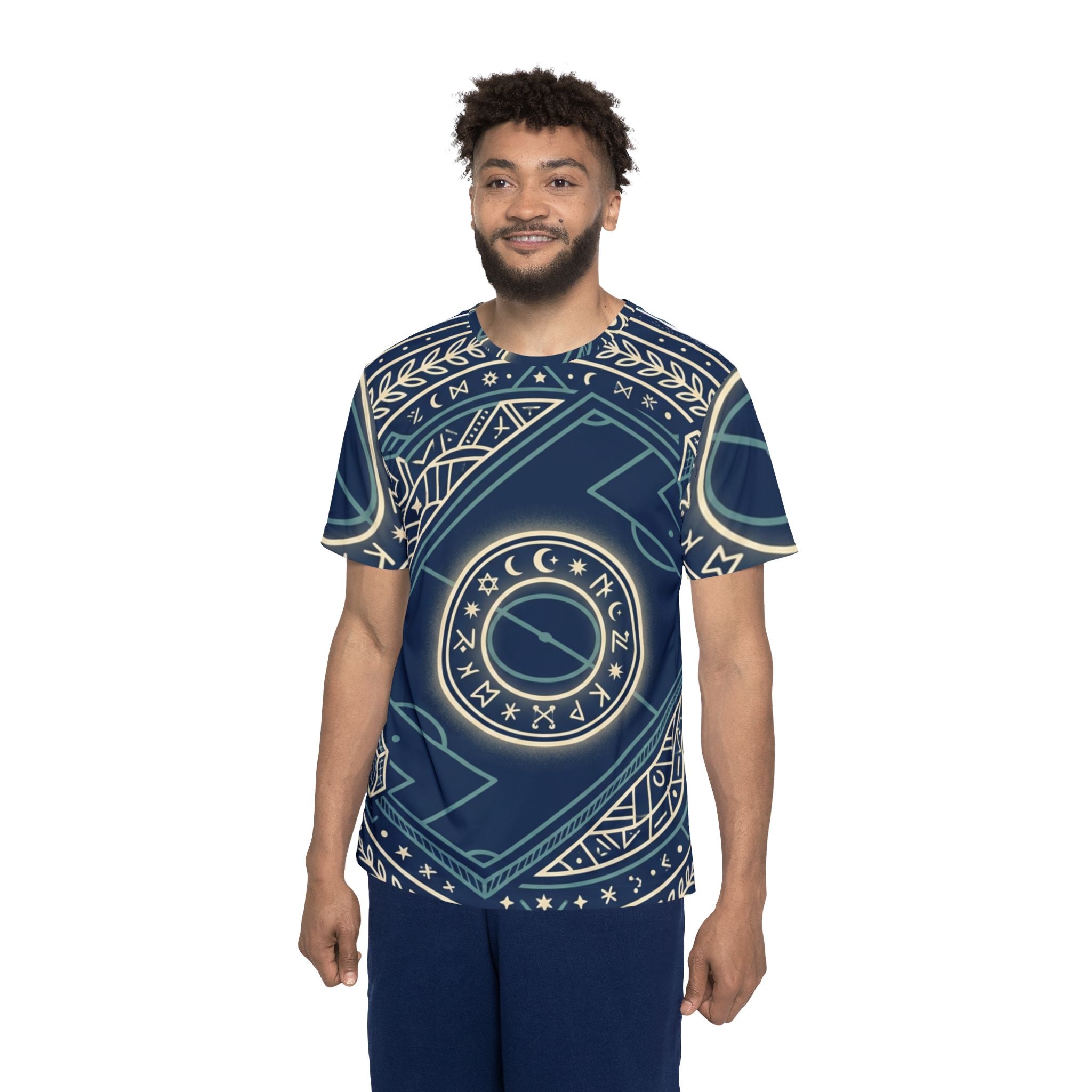 Mystic Soccer - Wear the Field Sports Jersey — Celestial Compass All-Over Print