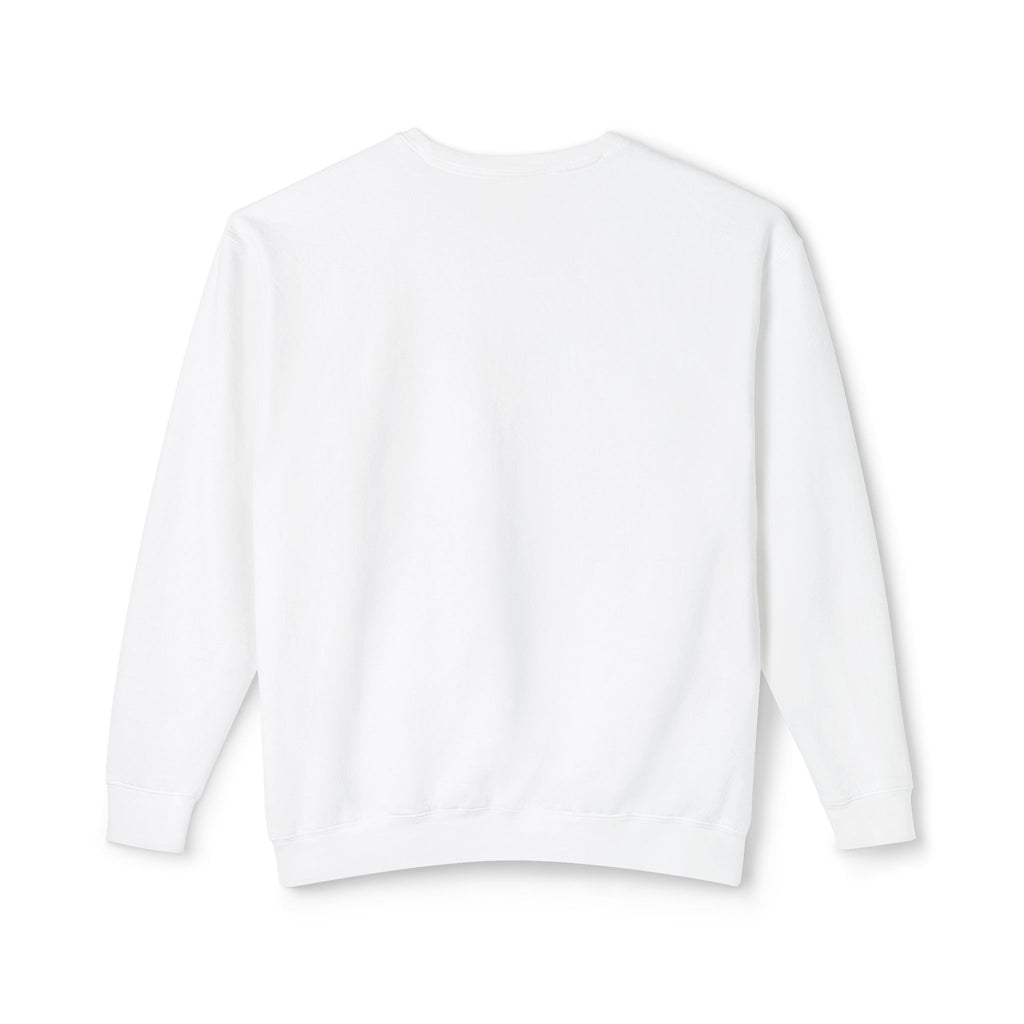 Unisex Lightweight Crewneck Sweatshirt - spread the word "We are here Let's make the best of it together"