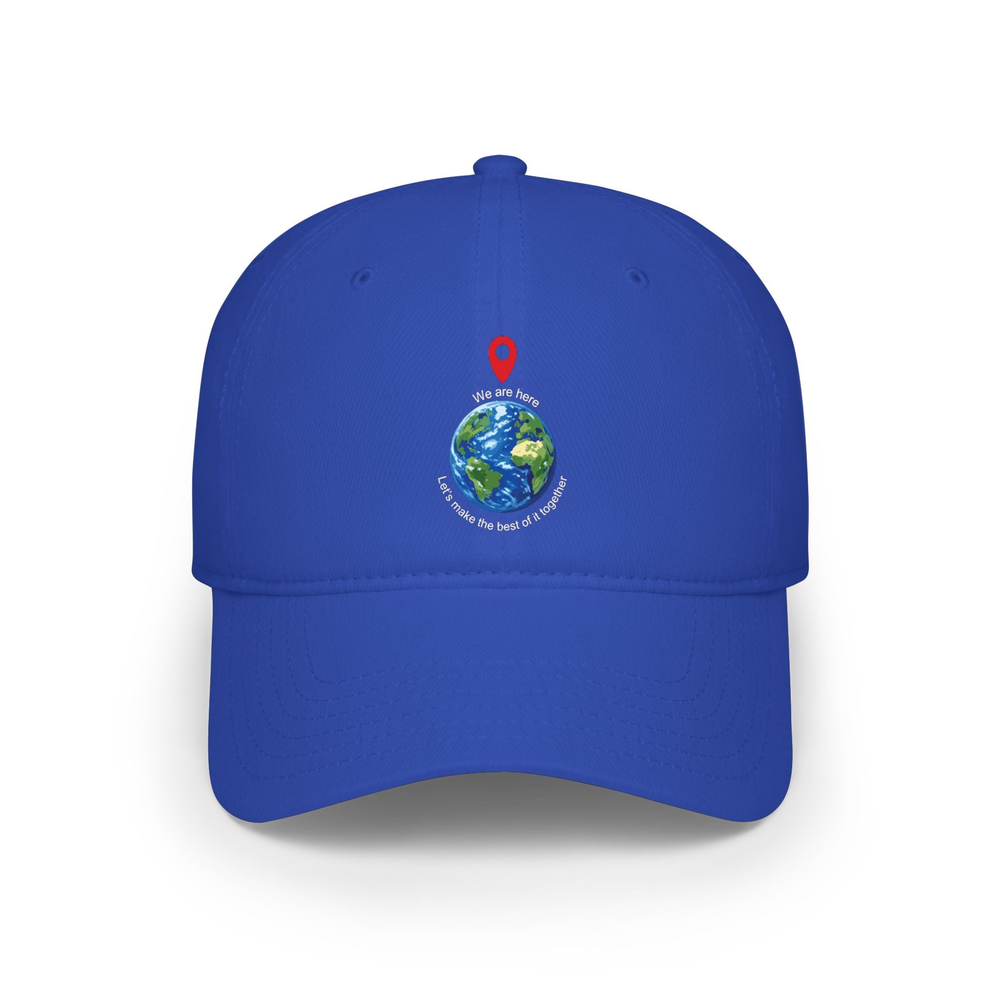 Baseball Cap — with We Are Here logo expressing togetherness