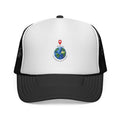 Earth Love Trucker Hat — "We Are Here" Globe Graphic Cap