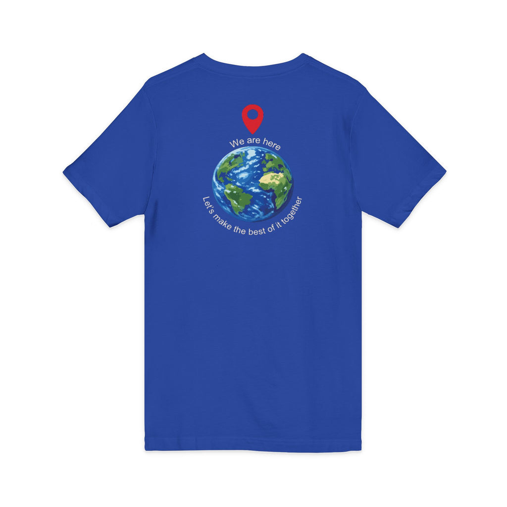 Celebrate 2026 together recognizing the World Cup in America Soccer Flag V-Neck Tee