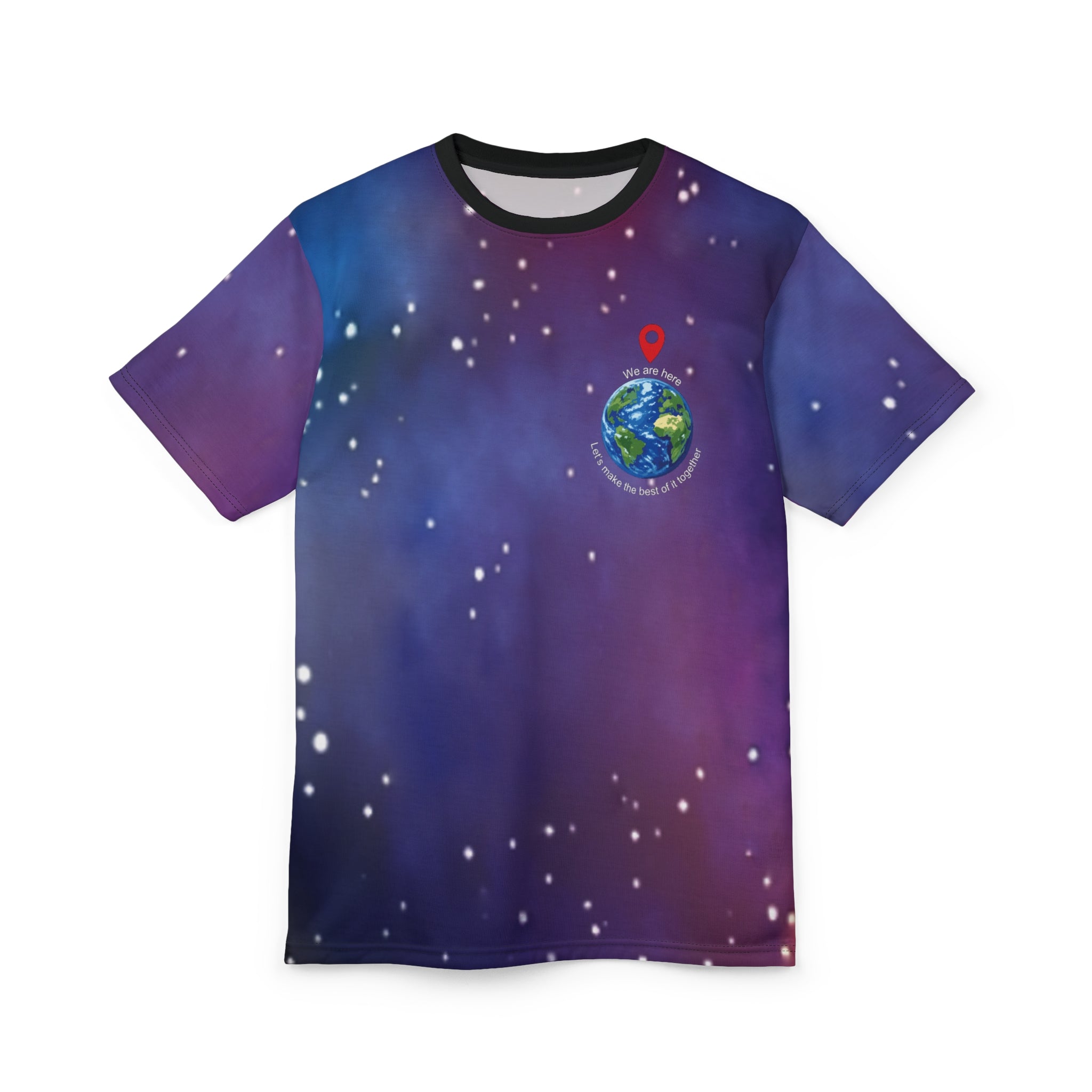 Universe Journey Tee — "Share in the Journey" Galaxy Graphic
