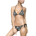 Zebra Flame Print Bikini — Women's Tie-Side Swimsuit