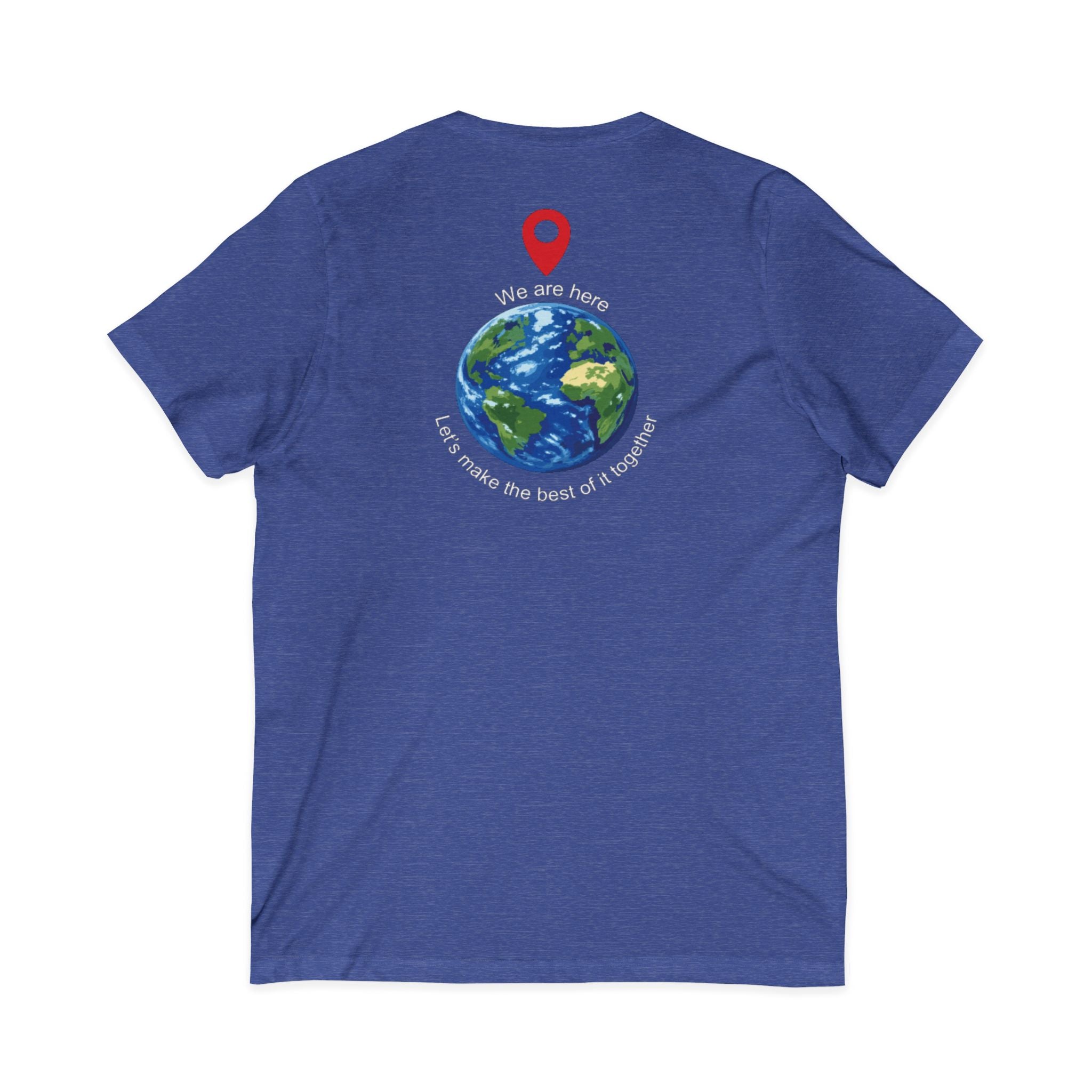 Celebrate 2026 together recognizing the World Cup in America Soccer Flag V-Neck Tee