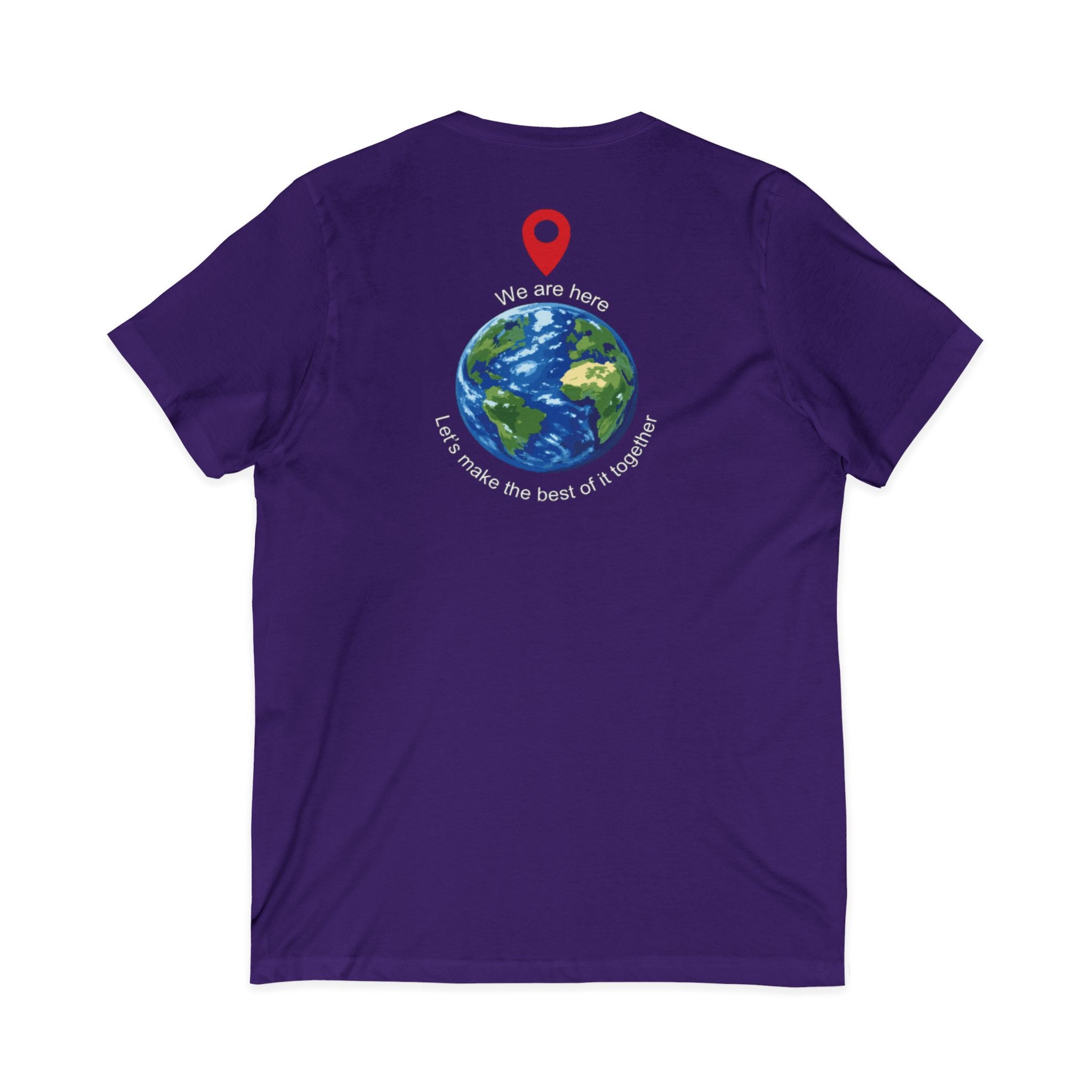 Celebrate 2026 together recognizing the World Cup in America Soccer Flag V-Neck Tee