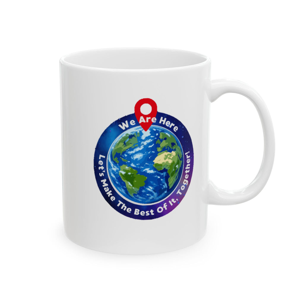 Earth Therapist Ceramic Mug — Nature Healing Coffee Cup (11oz/15oz)