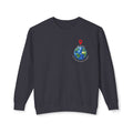 Unisex Lightweight Crewneck Sweatshirt - spread the word "We are here Let's make the best of it together"