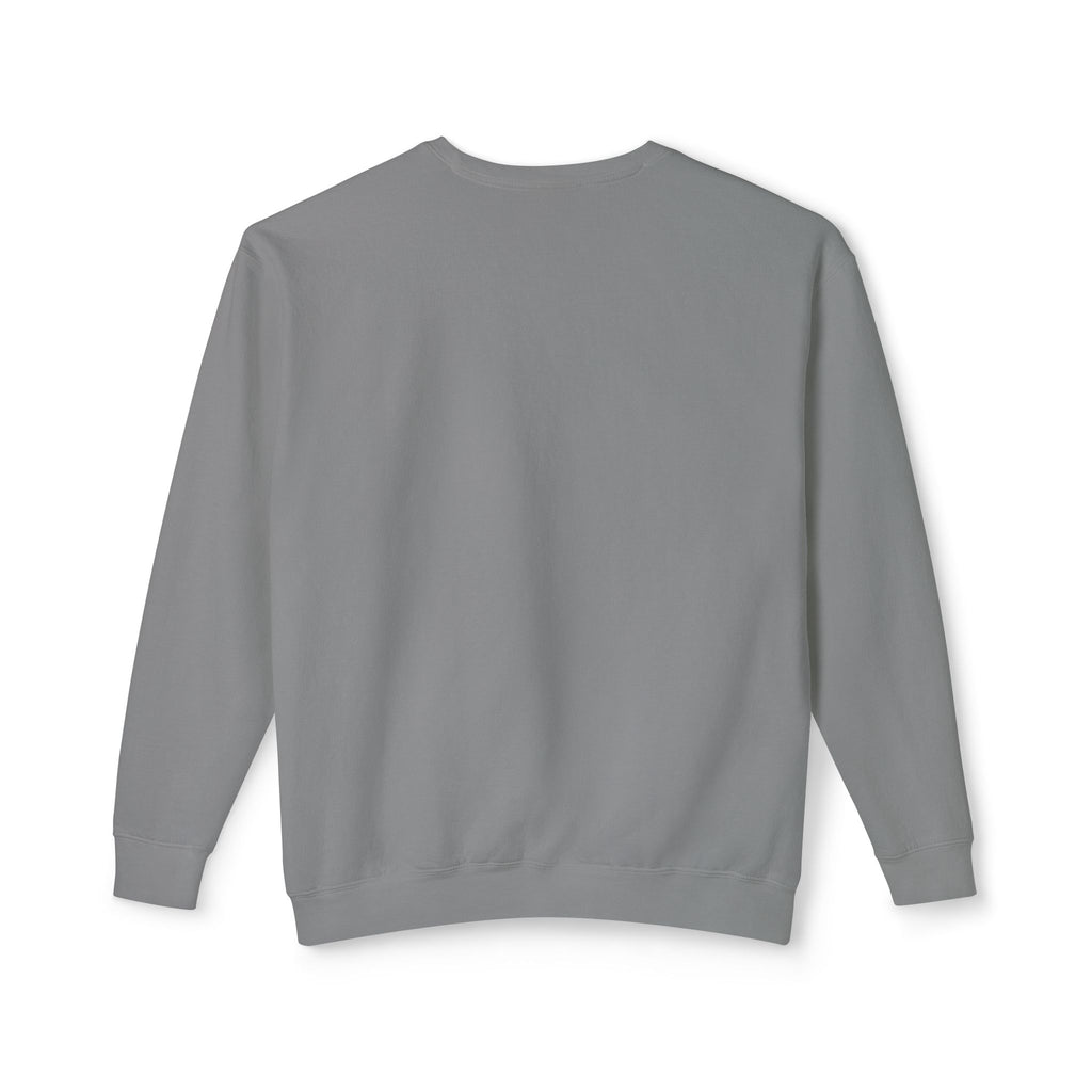 Unisex Lightweight Crewneck Sweatshirt - spread the word "We are here Let's make the best of it together"