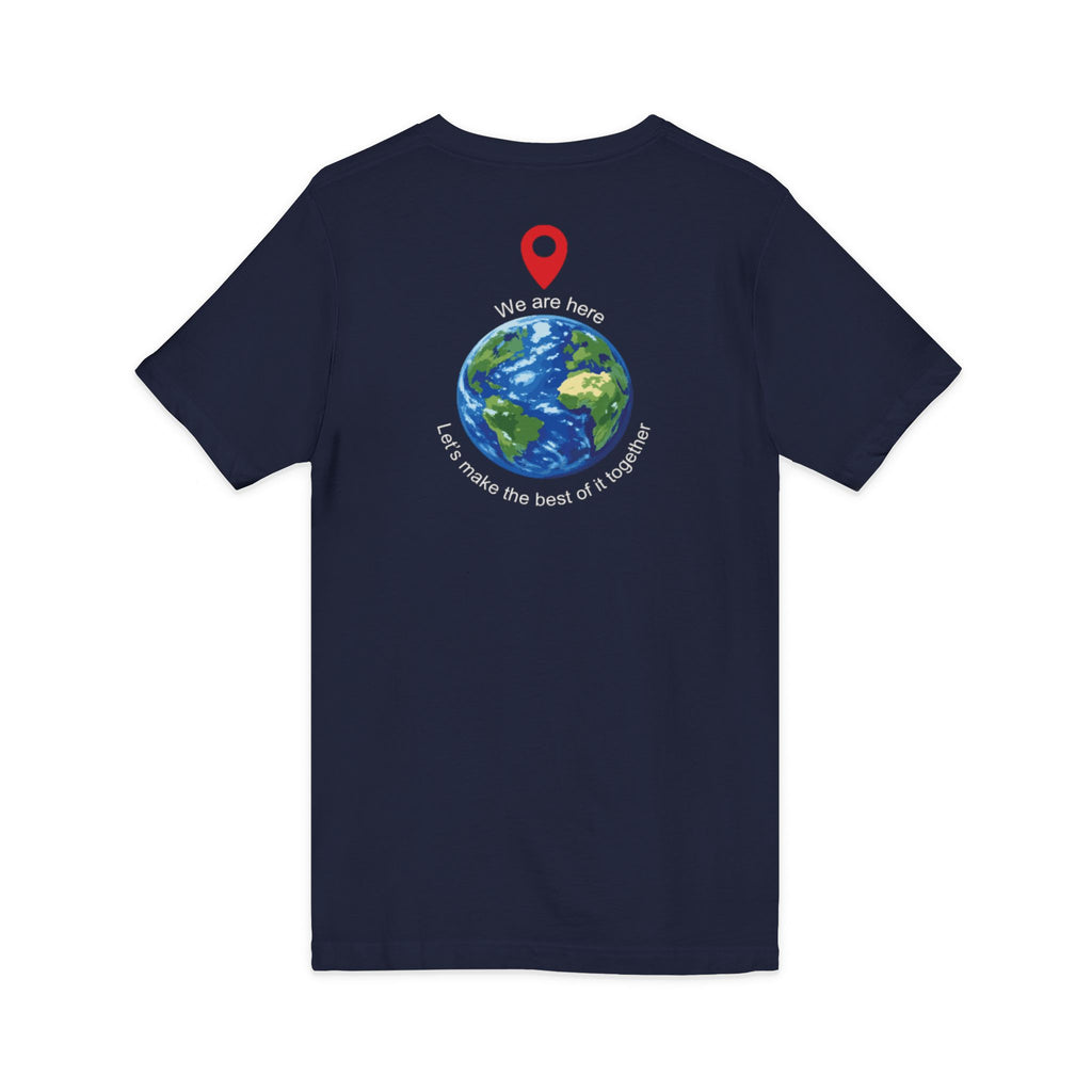 Celebrate 2026 together recognizing the World Cup in America Soccer Flag V-Neck Tee