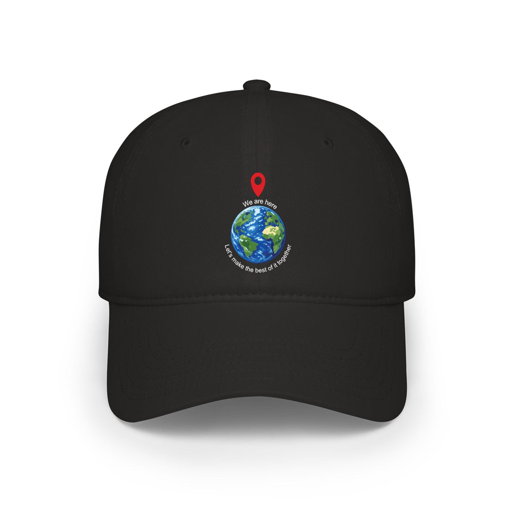 Baseball Cap — with We Are Here logo expressing togetherness