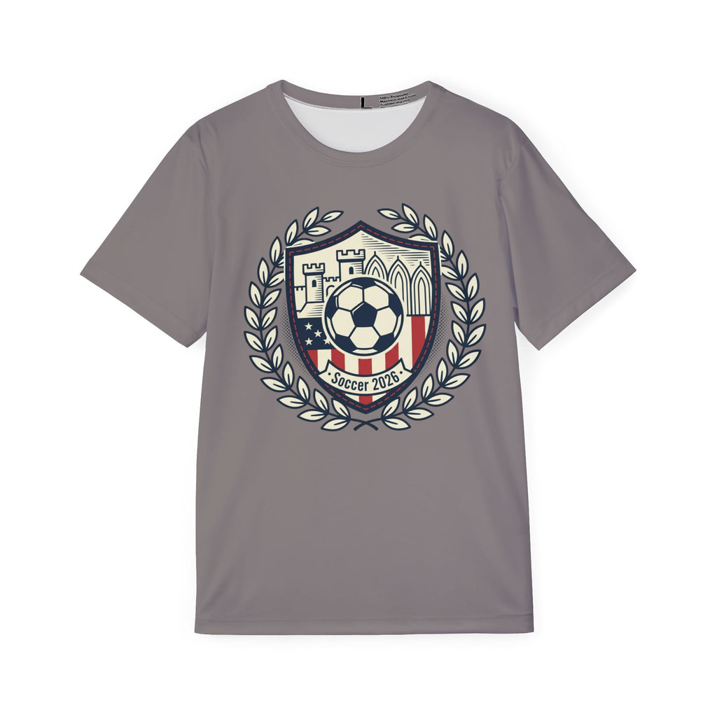 Men's Soccer Jersey — Soccer 2026 - Soccer in America Crest Performance Tee