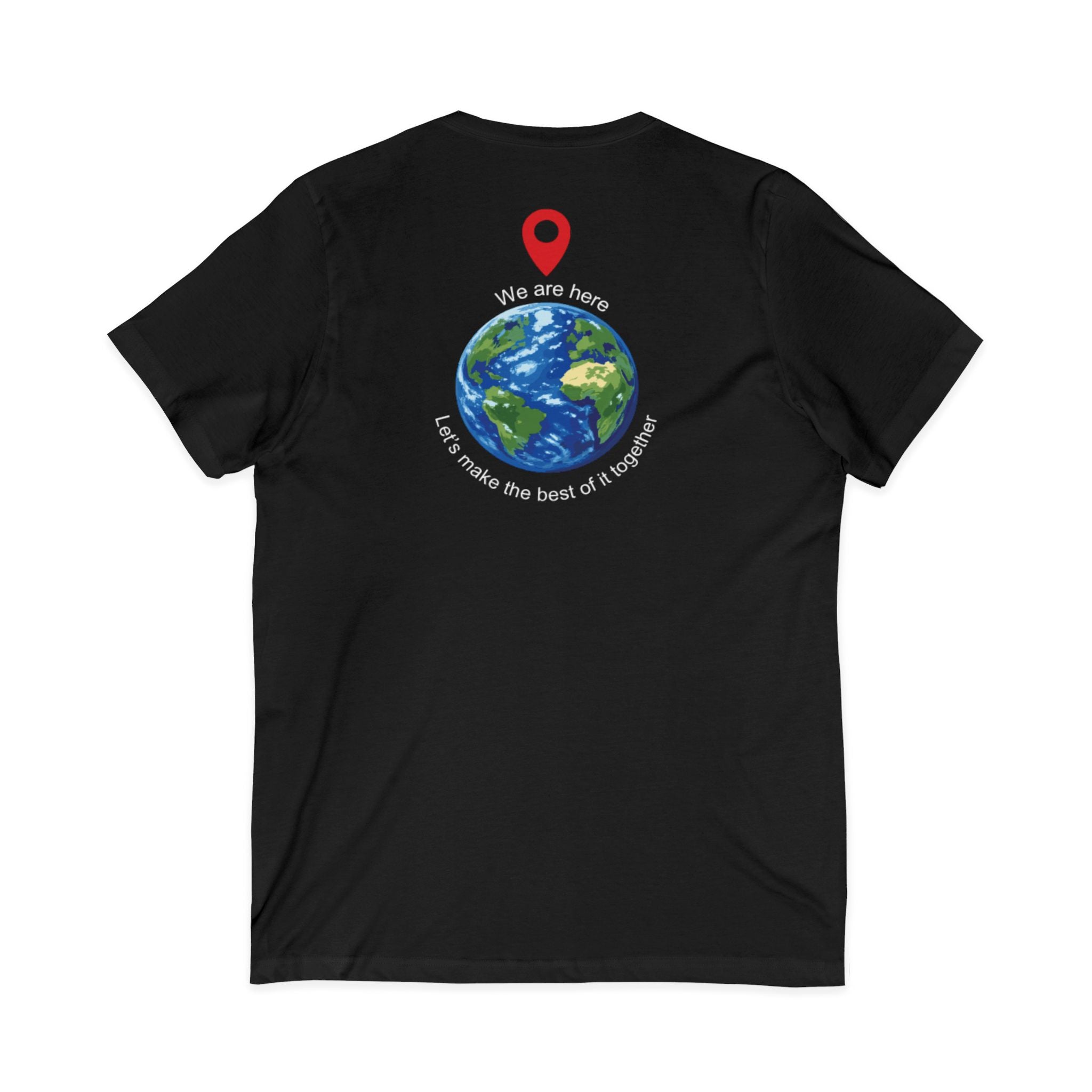 Celebrate 2026 together recognizing the World Cup in America Soccer Flag V-Neck Tee