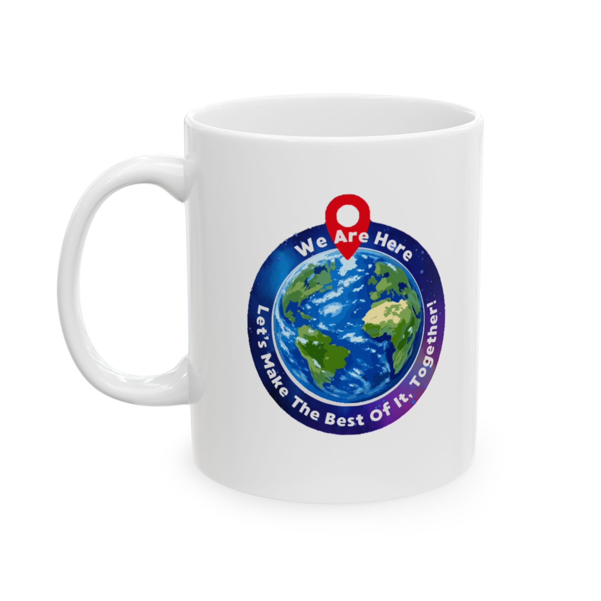 Earth Therapist Ceramic Mug — Nature Healing Coffee Cup (11oz/15oz)