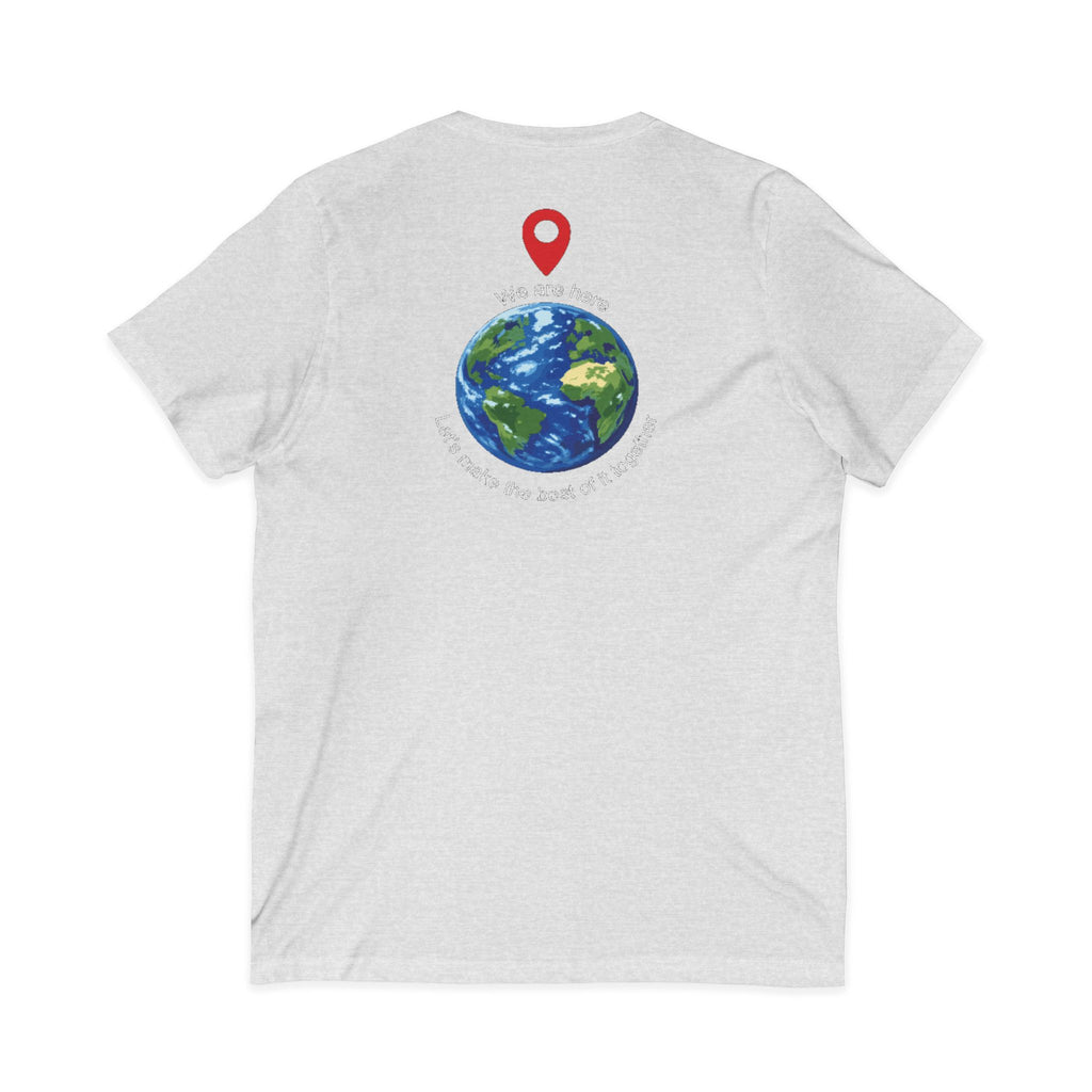 Celebrate 2026 together recognizing the World Cup in America Soccer Flag V-Neck Tee