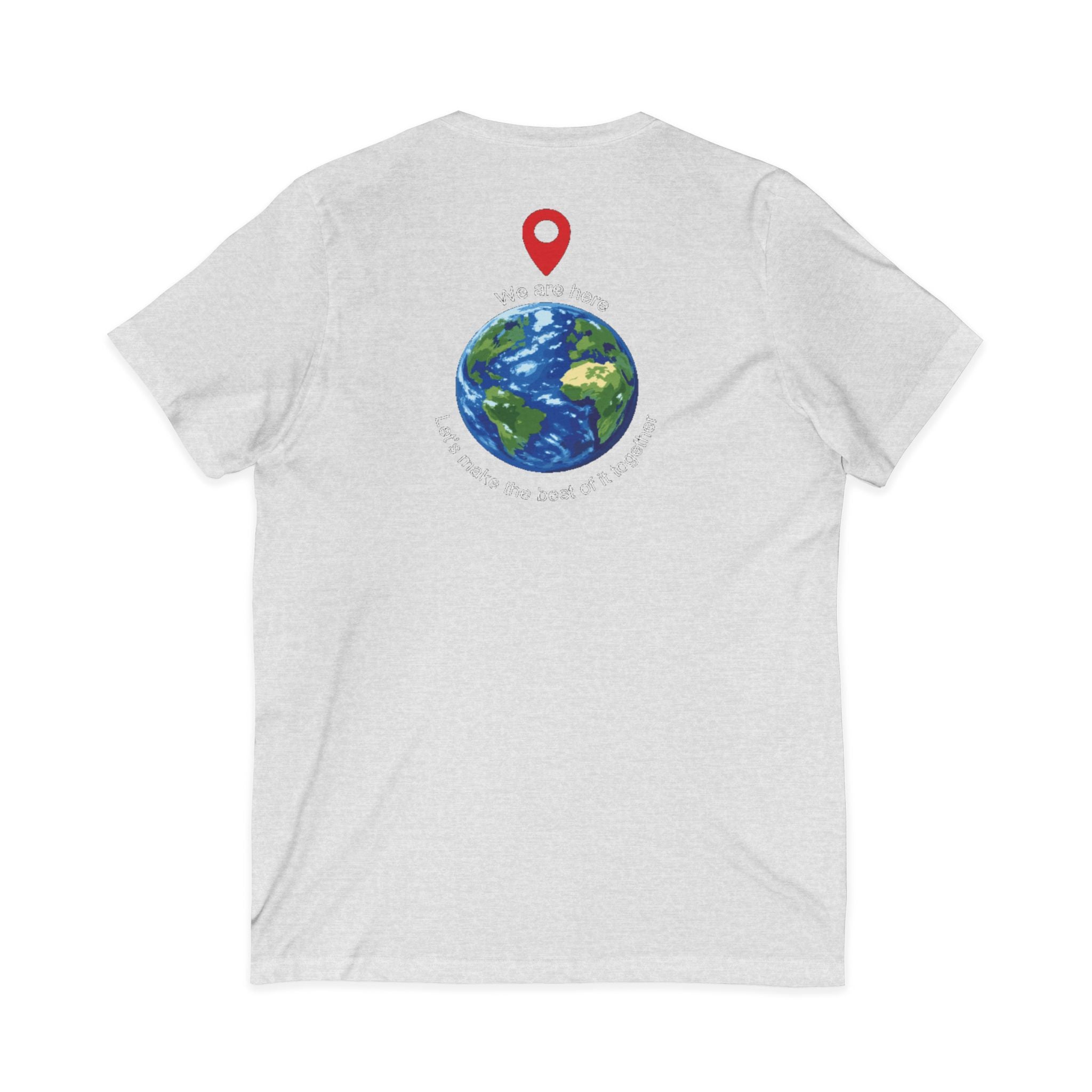 Celebrate 2026 together recognizing the World Cup in America Soccer Flag V-Neck Tee
