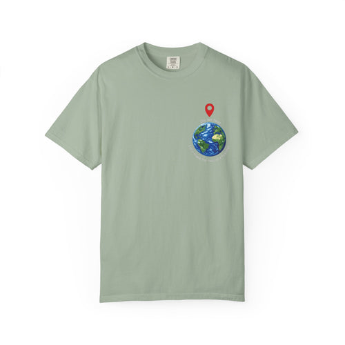 'We Are Here' Garment-Dyed T-Shirt — Inspirational Togetherness Tee
