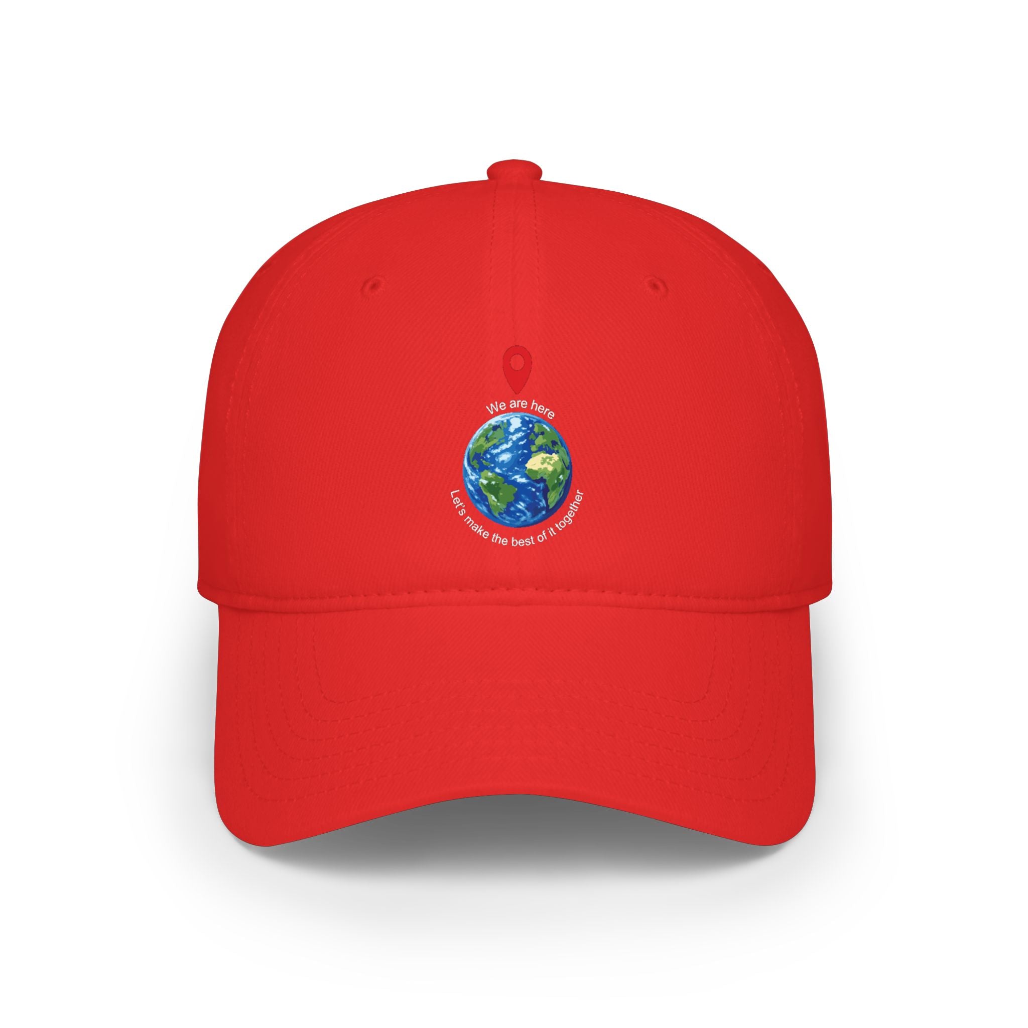 Baseball Cap — with We Are Here logo expressing togetherness