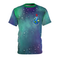 We Are Here Earth Tee — 'Let's Make The Best Of It, Together' Galaxy Graphic Shirt