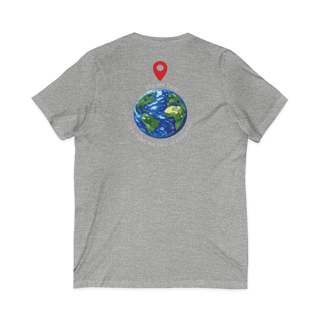 Celebrate 2026 together recognizing the World Cup in America Soccer Flag V-Neck Tee