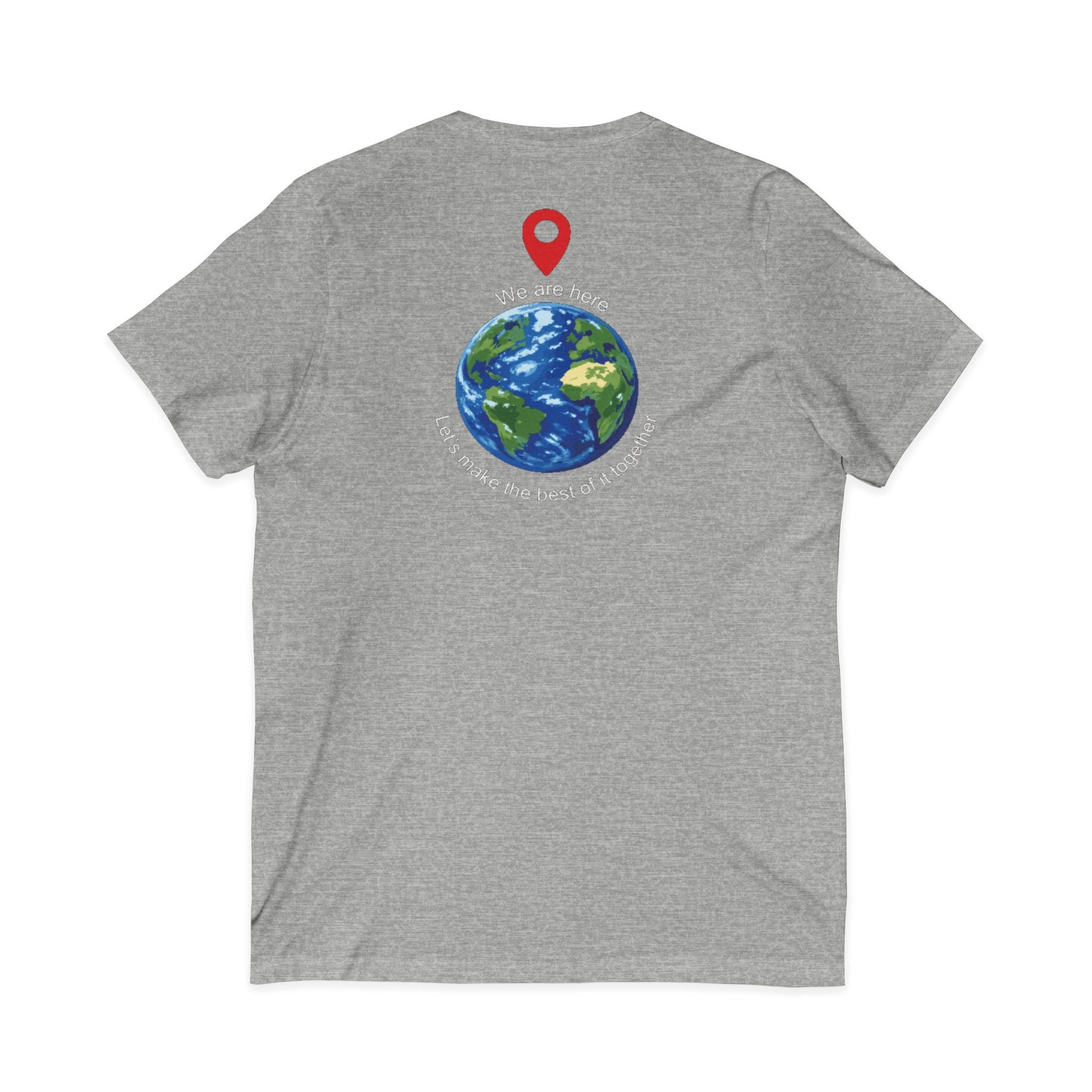 Celebrate 2026 together recognizing the World Cup in America Soccer Flag V-Neck Tee
