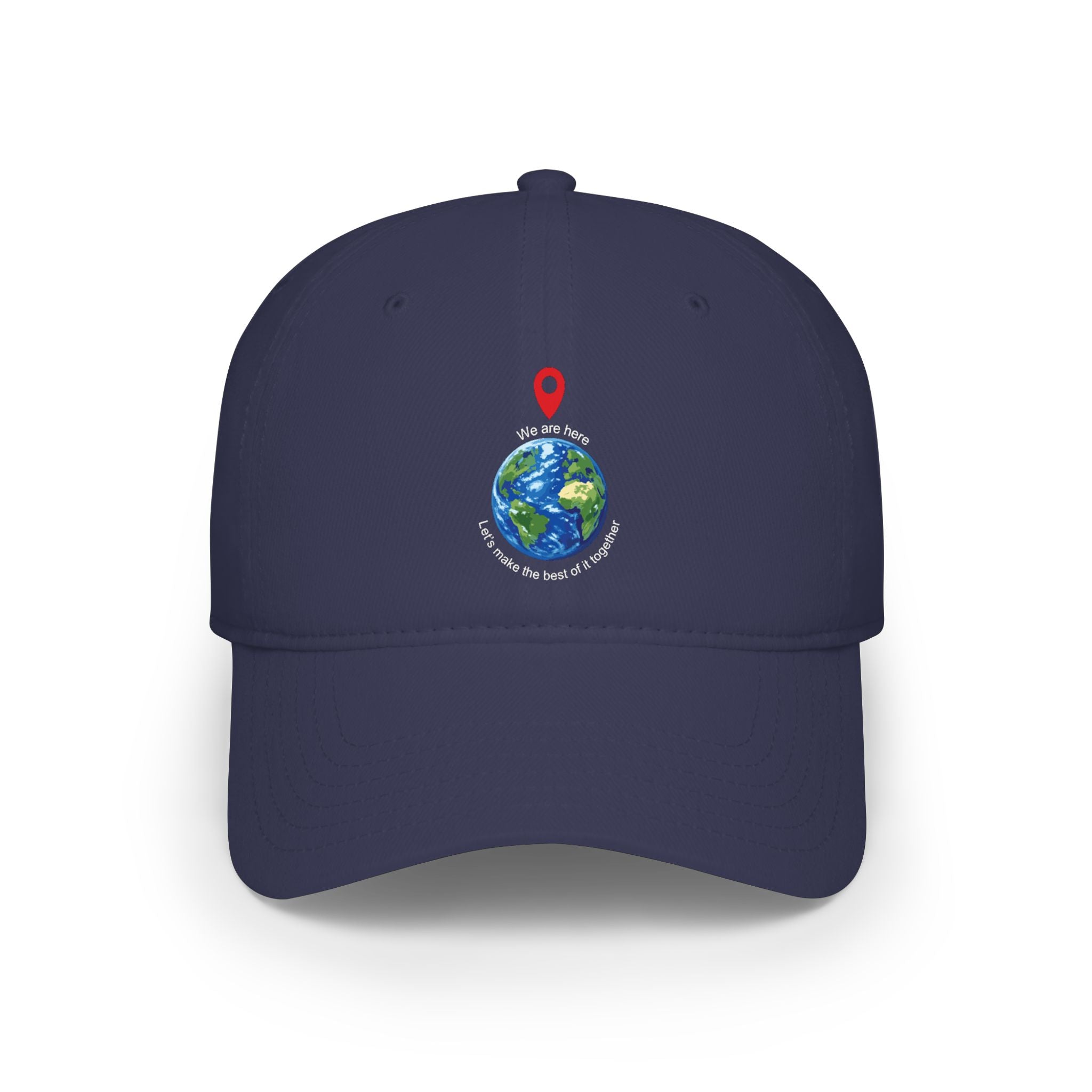 Baseball Cap — with We Are Here logo expressing togetherness