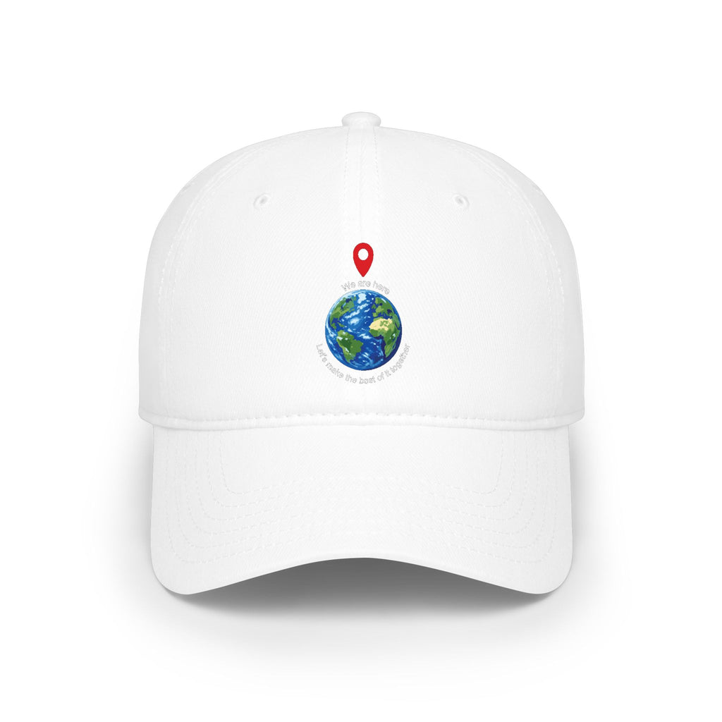 Baseball Cap — with We Are Here logo expressing togetherness