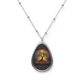 Tree of Life Oval Necklace – Inspirational Quote Pendant
