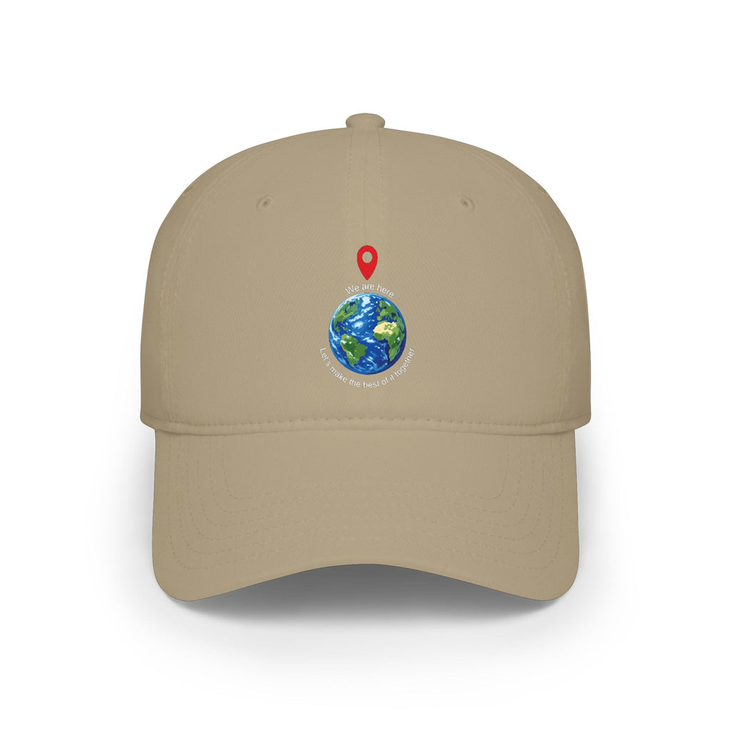 Baseball Cap — with We Are Here logo expressing togetherness