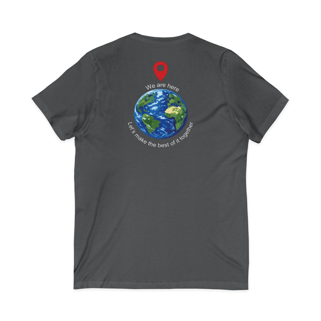 Celebrate 2026 together recognizing the World Cup in America Soccer Flag V-Neck Tee