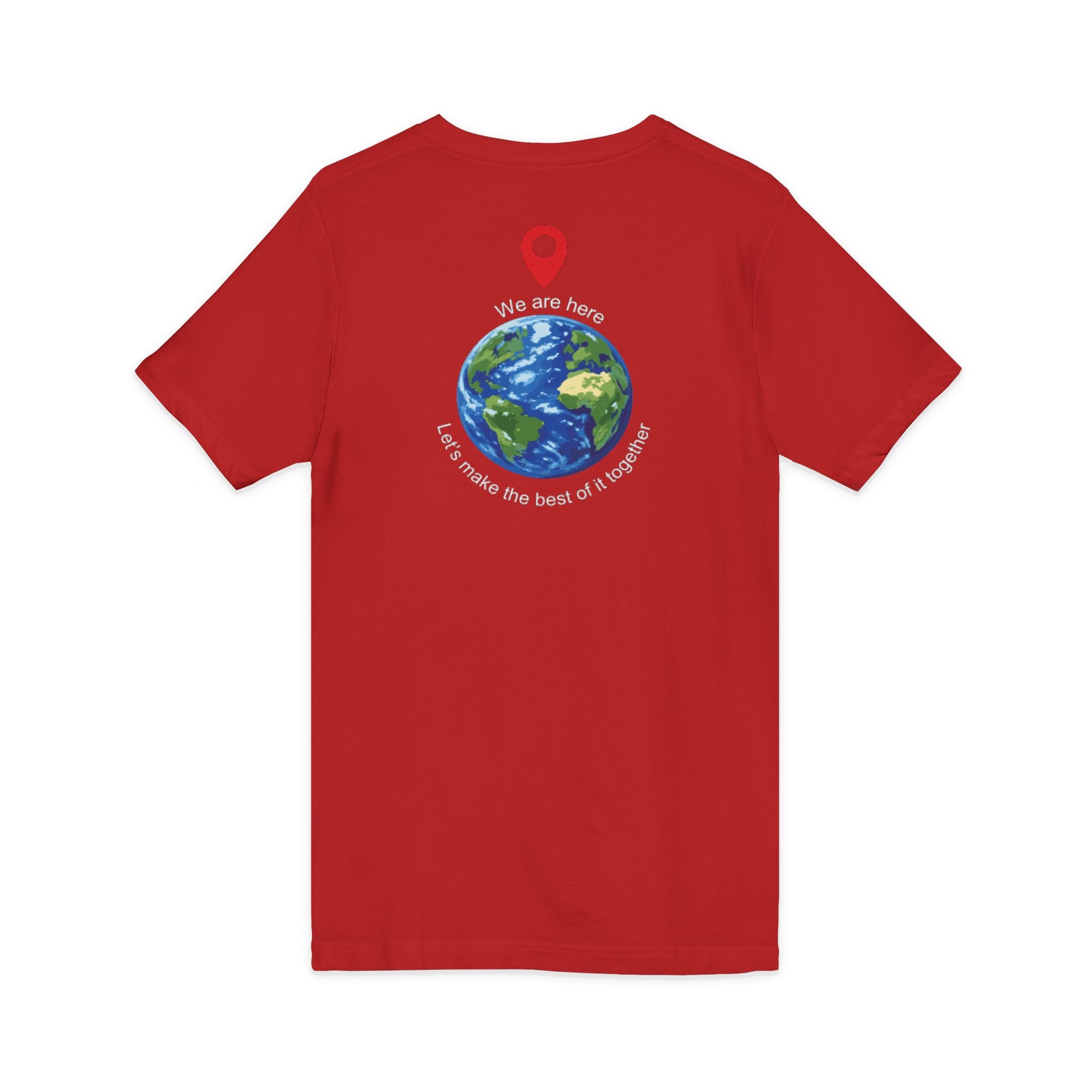 Celebrate 2026 together recognizing the World Cup in America Soccer Flag V-Neck Tee