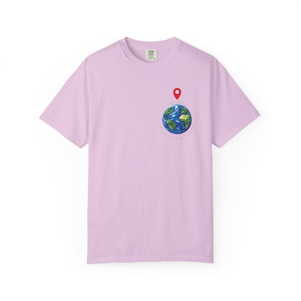 Spread the word T‑Shirt — "We Are Here" "Let's make the best of it together"